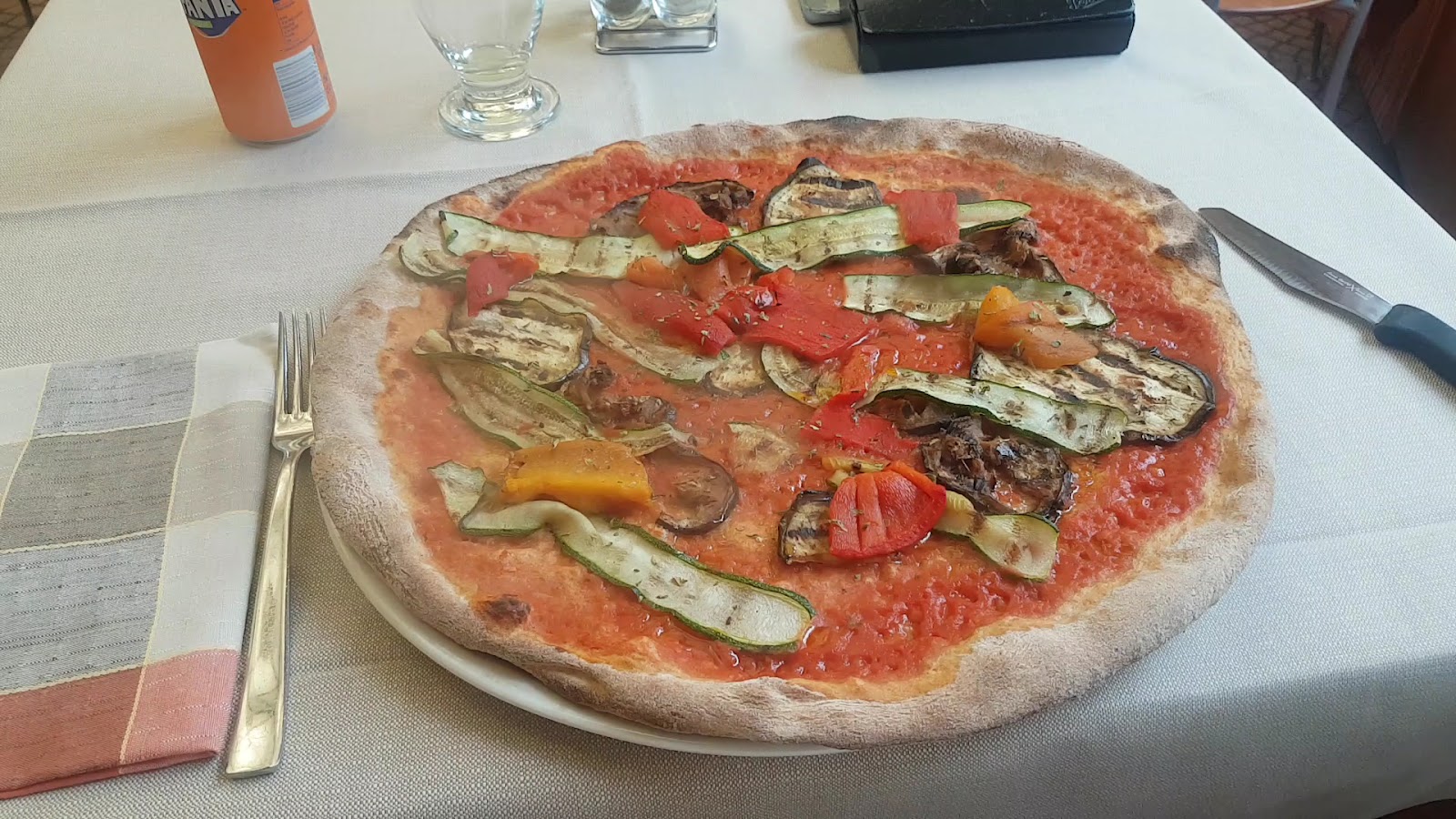 Pizza alle verdure grigliate